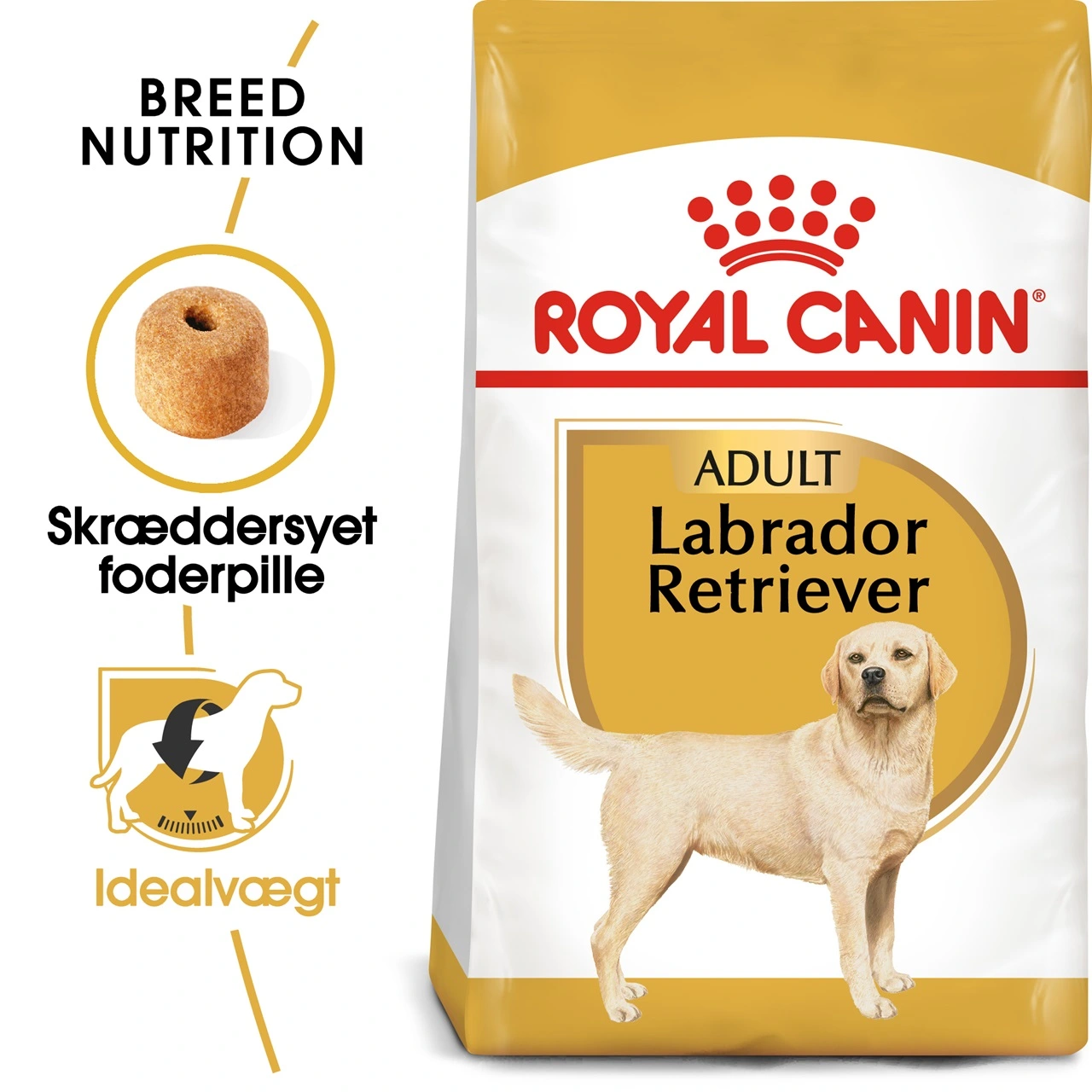 Royal Canin Labrador Retriever Adult 12 kg - tørfoder til voksne hunde